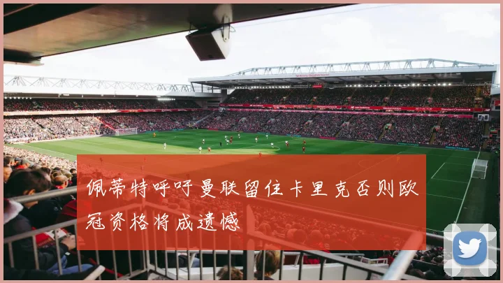 佩蒂特呼吁曼联留住卡里克否则欧冠资格将成遗憾