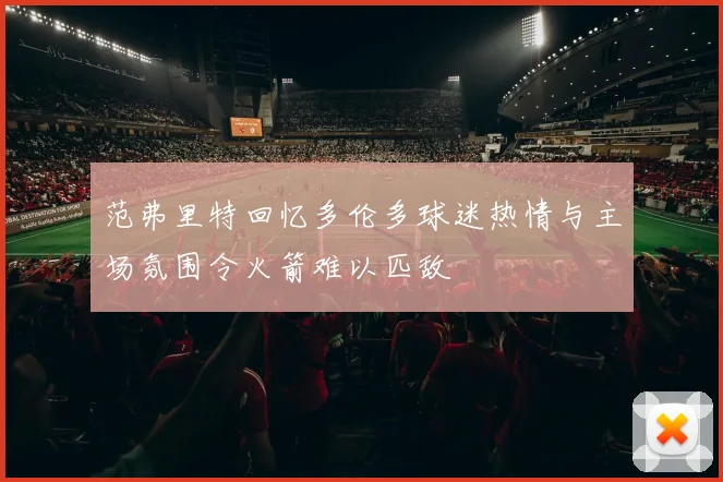 范弗里特回忆多伦多球迷热情与主场氛围令火箭难以匹敌